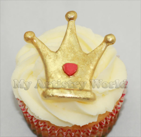 Crown cupcake toppers