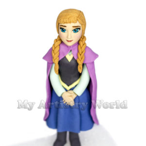 Frozen Anna cake topper