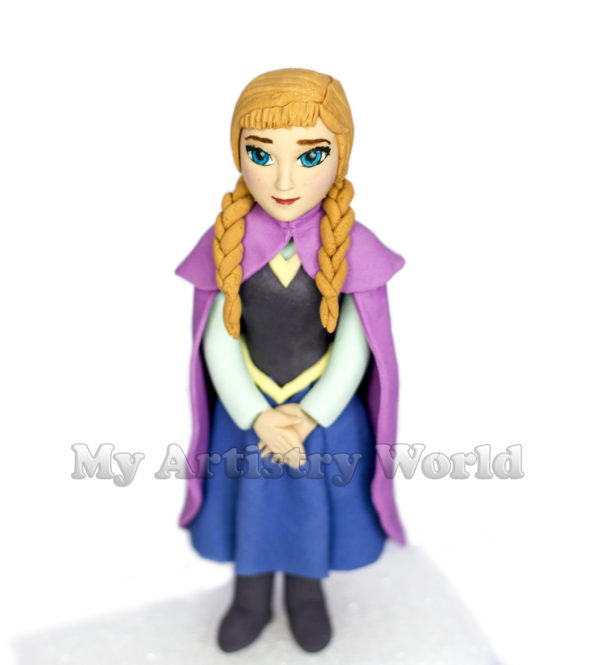 Frozen Anna cake topper