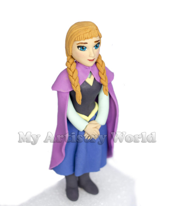 Frozen Anna cake topper