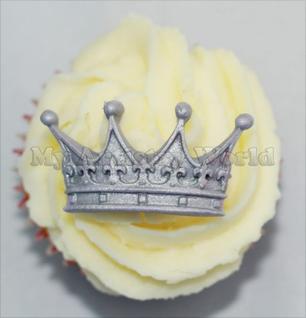 Crown cupcake toppers