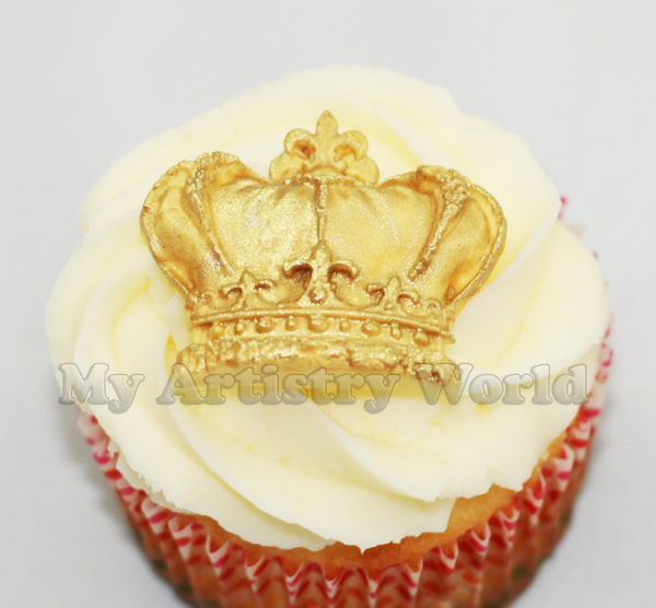 Crown cupcake toppers