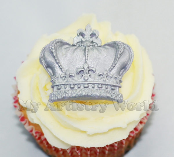 Crown cupcake toppers