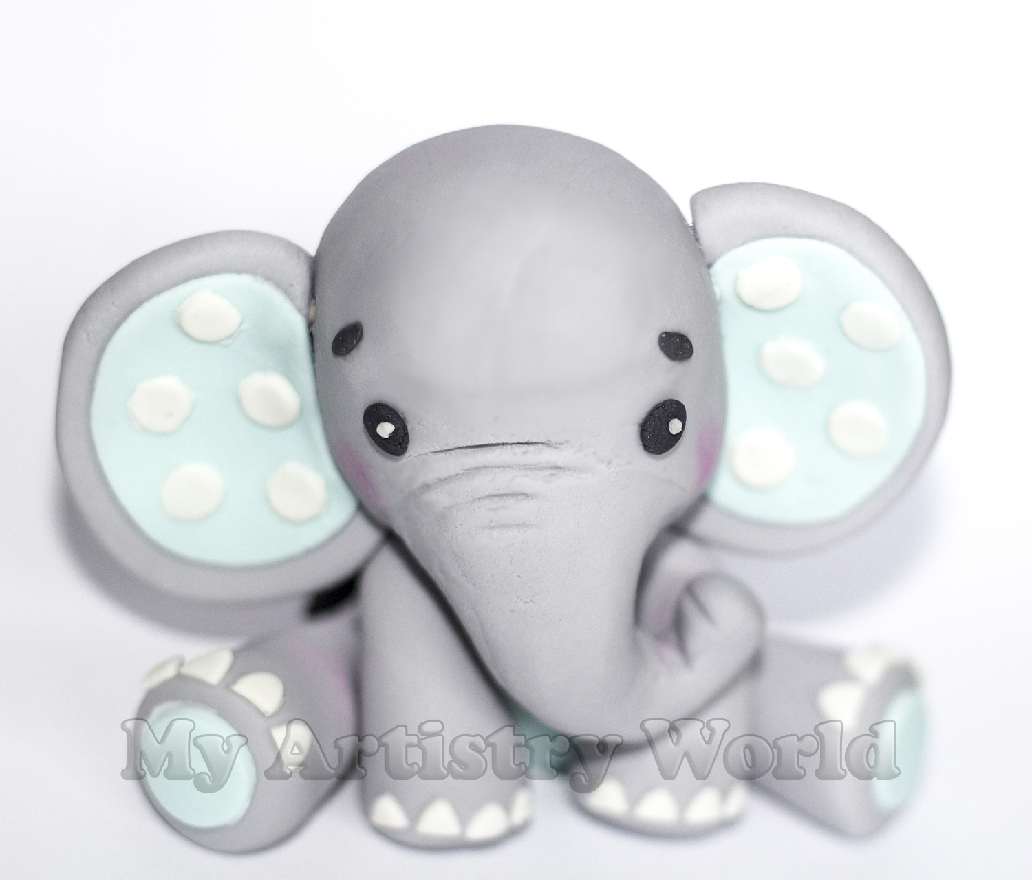 Elephant Animal cake Topper edible Icing sheet or Wafer paper