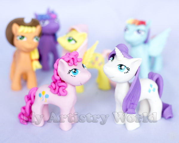 My Little Pony cake toppers