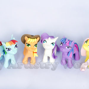 My Little Pony cake toppers