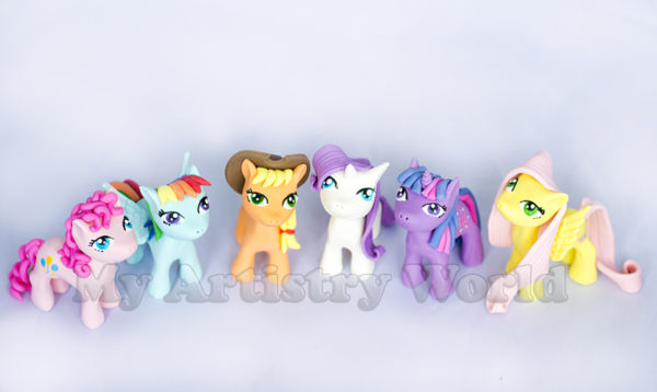 My Little Pony cake toppers