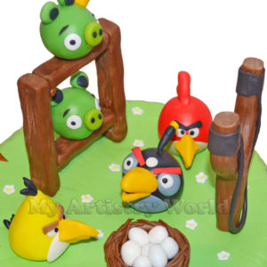 Angry Birds cake toppers