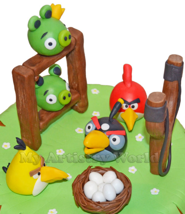 Angry Birds cake toppers