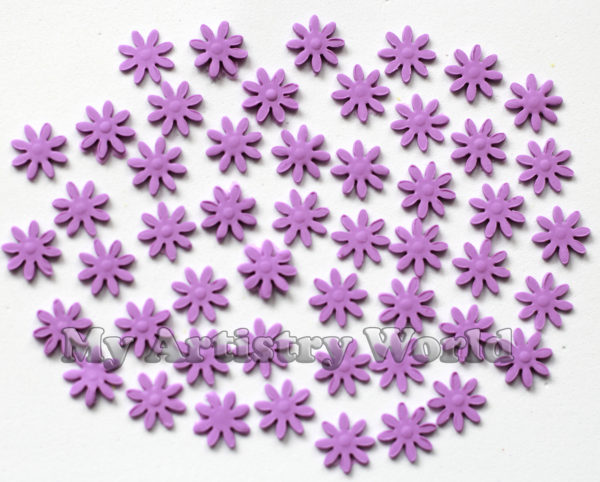 Flowers cake or cupcake toppers