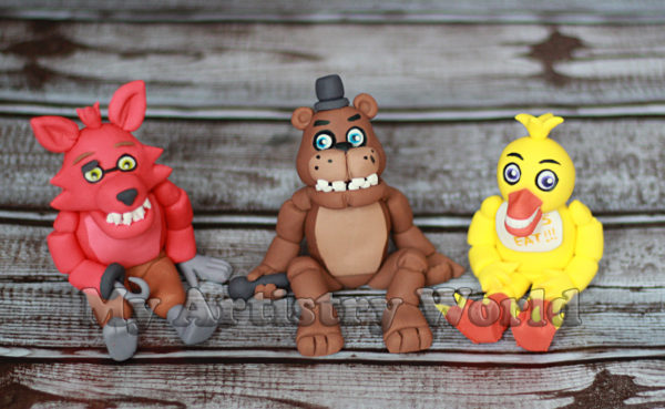 Five Night at Freddy's cake toppers