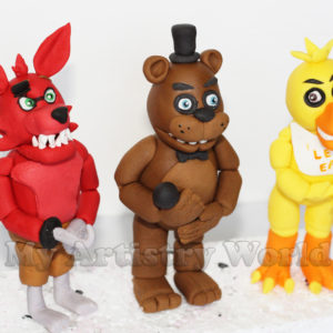 Five Night at Freddy's cake toppers