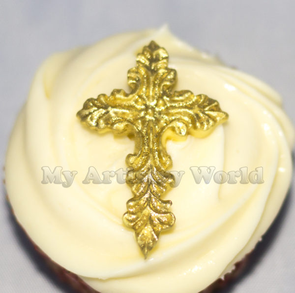 Cross cupcake toppers