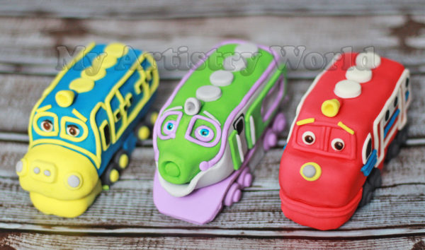 Chuggington Train cake toppers