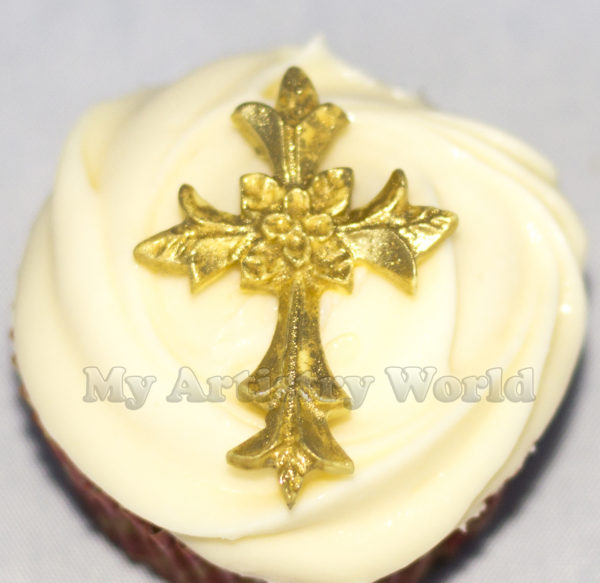 Cross cupcake toppers