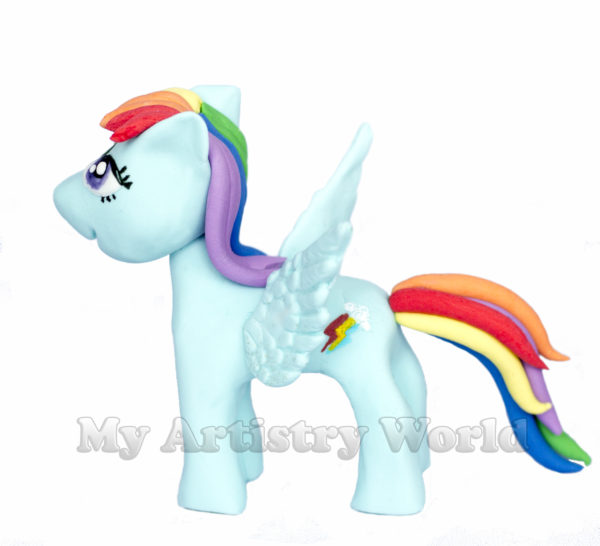 My Little Pony cake topper