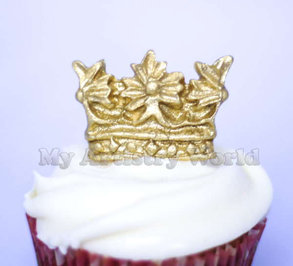 Crown cupcake toppers