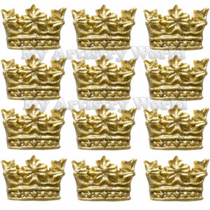 Crown cupcake toppers