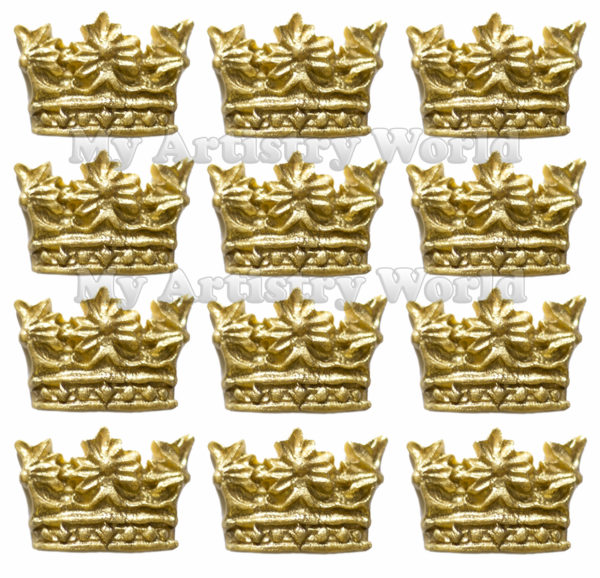 Crown cupcake toppers