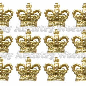 Crown cupcake toppers