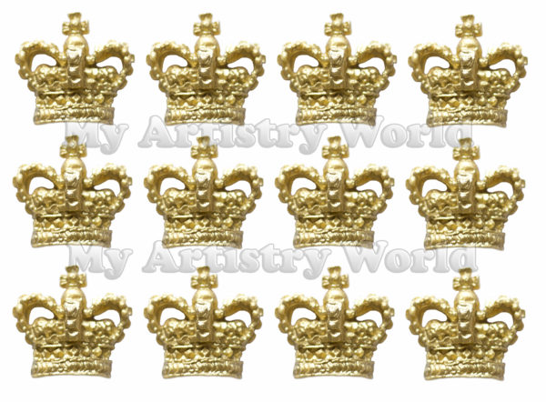 Crown cupcake toppers