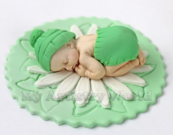 Baby cake topper