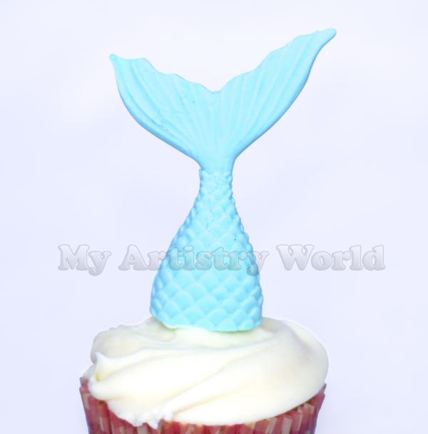 Mermaid Tail cupcake toppers