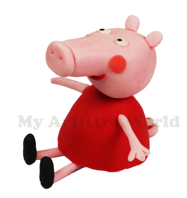 Peppa Pig cake topper