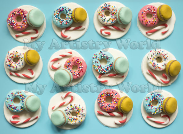 Sweets cupcake toppers