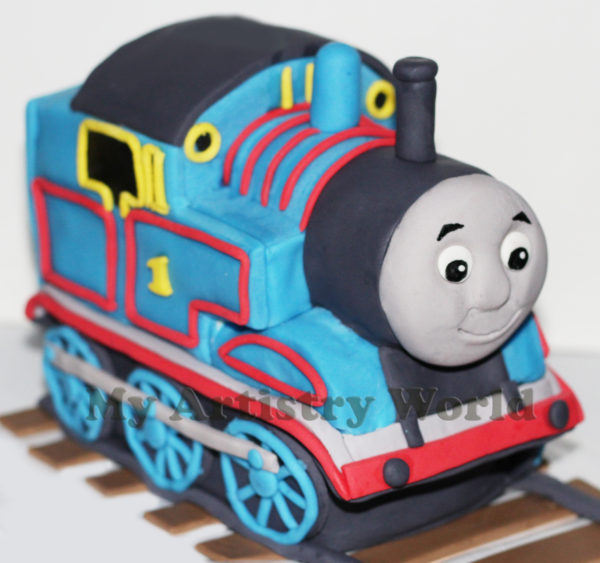 Thomas the Train cake topper