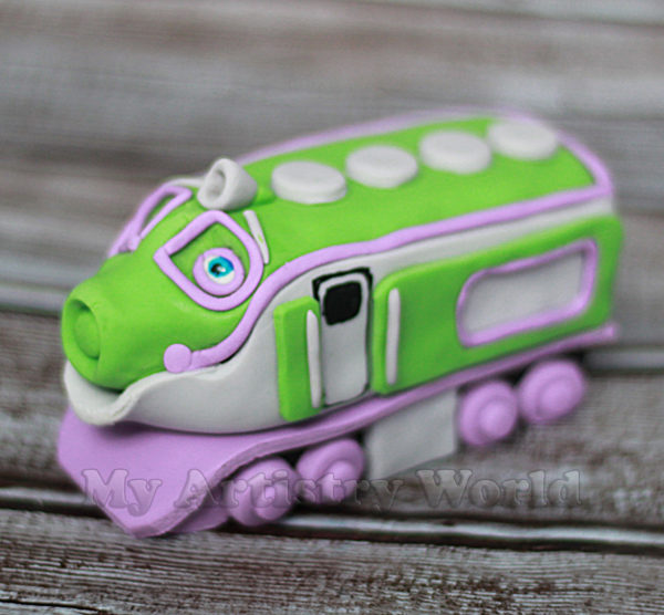 Chuggington Train cake toppers