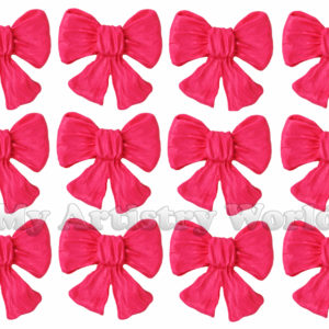 Bows cake or cupcake toppers