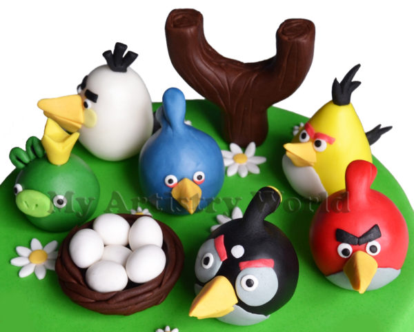 Angry Birds cake toppers