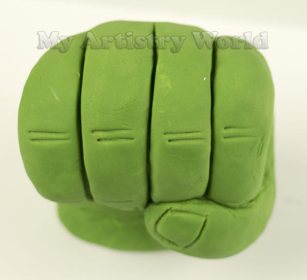 Hulk Fist cake topper