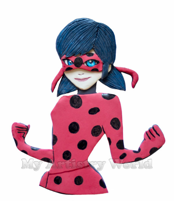 Ladybug cake topper