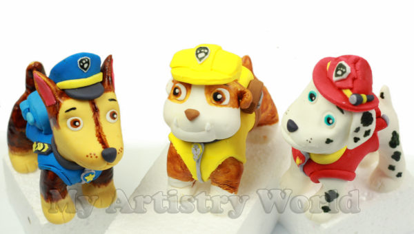 Paw Patrol cake toppers