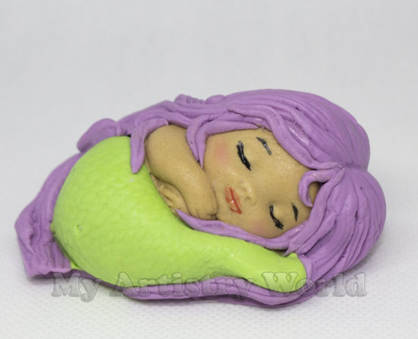 baby mermaid cake topper