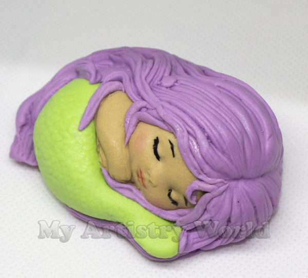 baby mermaid cake topper