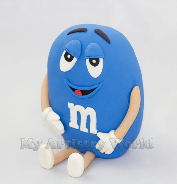 M&M's cake topper