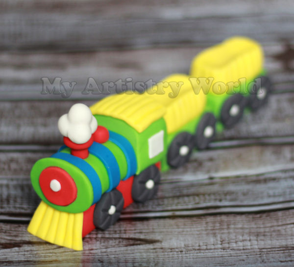 Train cake topper