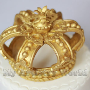 Crown cake topper