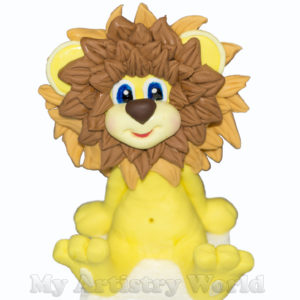 Baby Lion cake topper