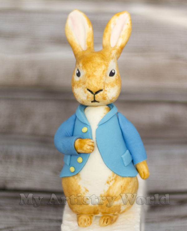 Peter Rabbit cake topper