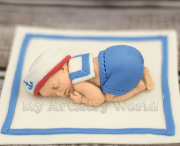 Baby Sailor cake topper