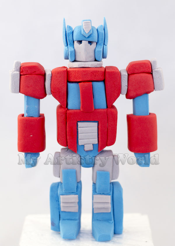 Transformer cake topper