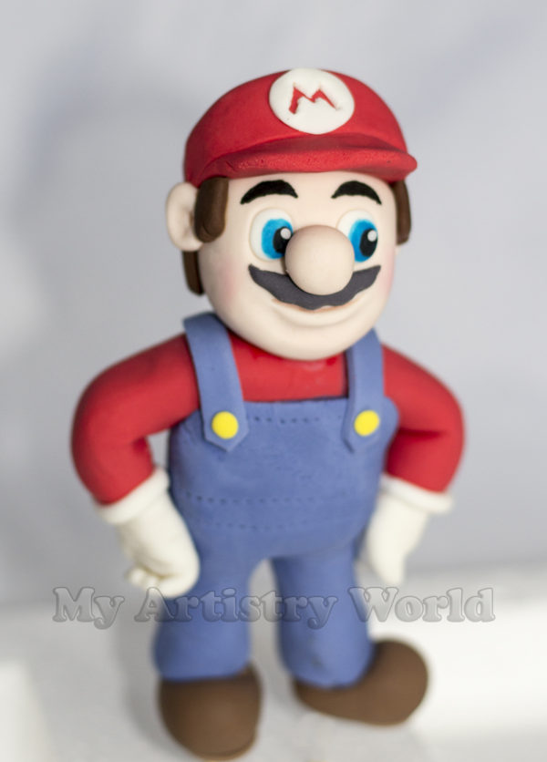 Mario cake topper