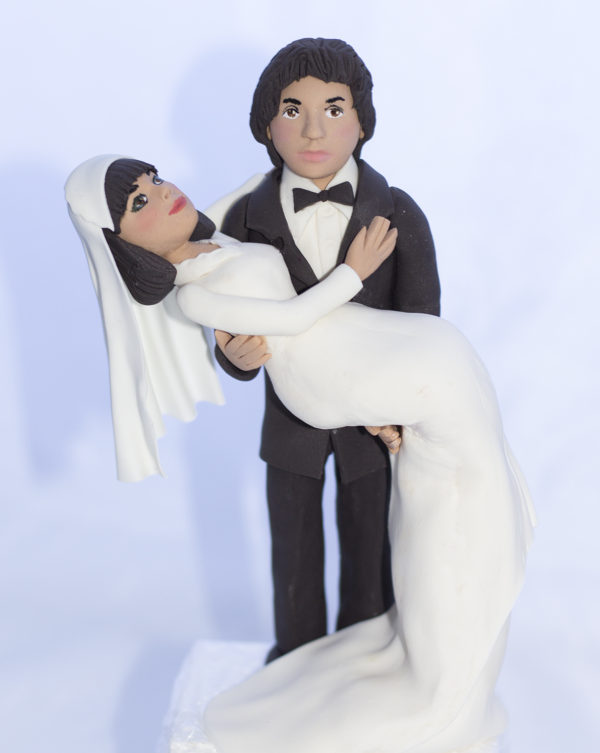 Wedding couple cake topper