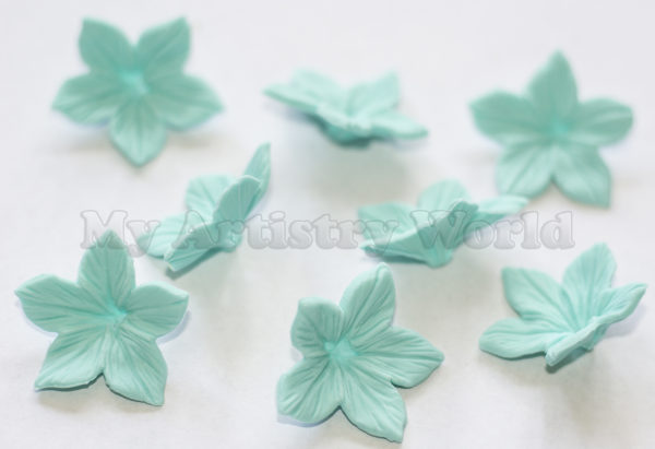 Flowers cake or cupcake toppers