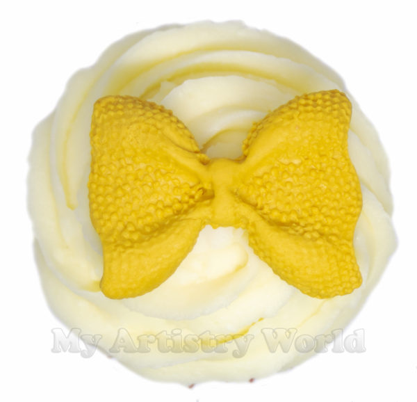 Bows cake or cupcake toppers