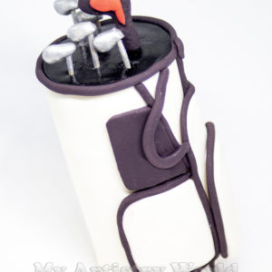 Golf Bag cake topper